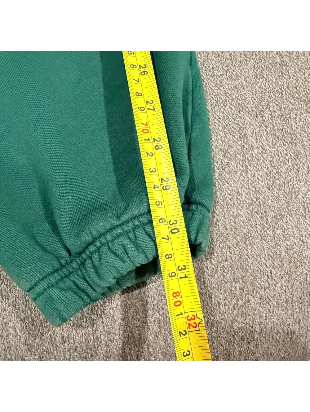 Icy Saweetie Rich With No Day Job Sweatpants Mens L Green Joggers USA Cotton